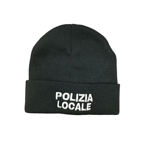 CAPPELLO LANA – POLIZIA LOCALE (blu scuro).